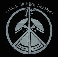 FLUX OF PINK INDIANS - Peace Black - Back Patch